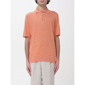 Brunello Cucinelli Polo Shirt Men Orange